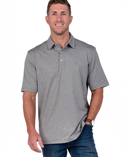 Southern Shirt Grayton Heather Polo SS - Sage