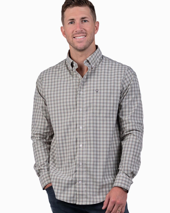 Southern Shirt Chandler Check LS - Moss Green