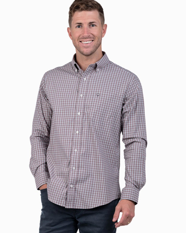 Southern Shirt Lawrence Check LS - Brushed Nickel